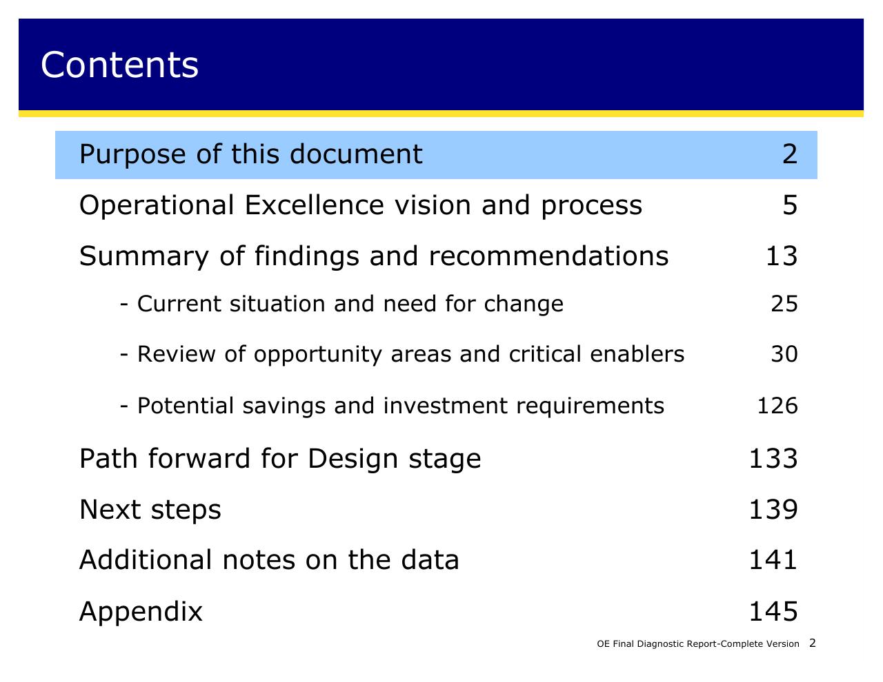 Agenda slide 2 from Achieving Operational Excellence At University Of California Berkeley
