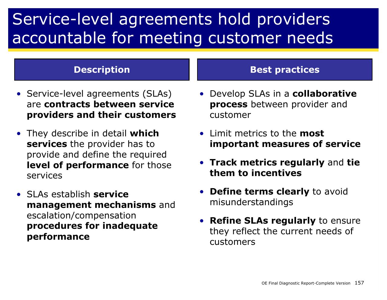Comparison slide 157 from Achieving Operational Excellence At University Of California Berkeley