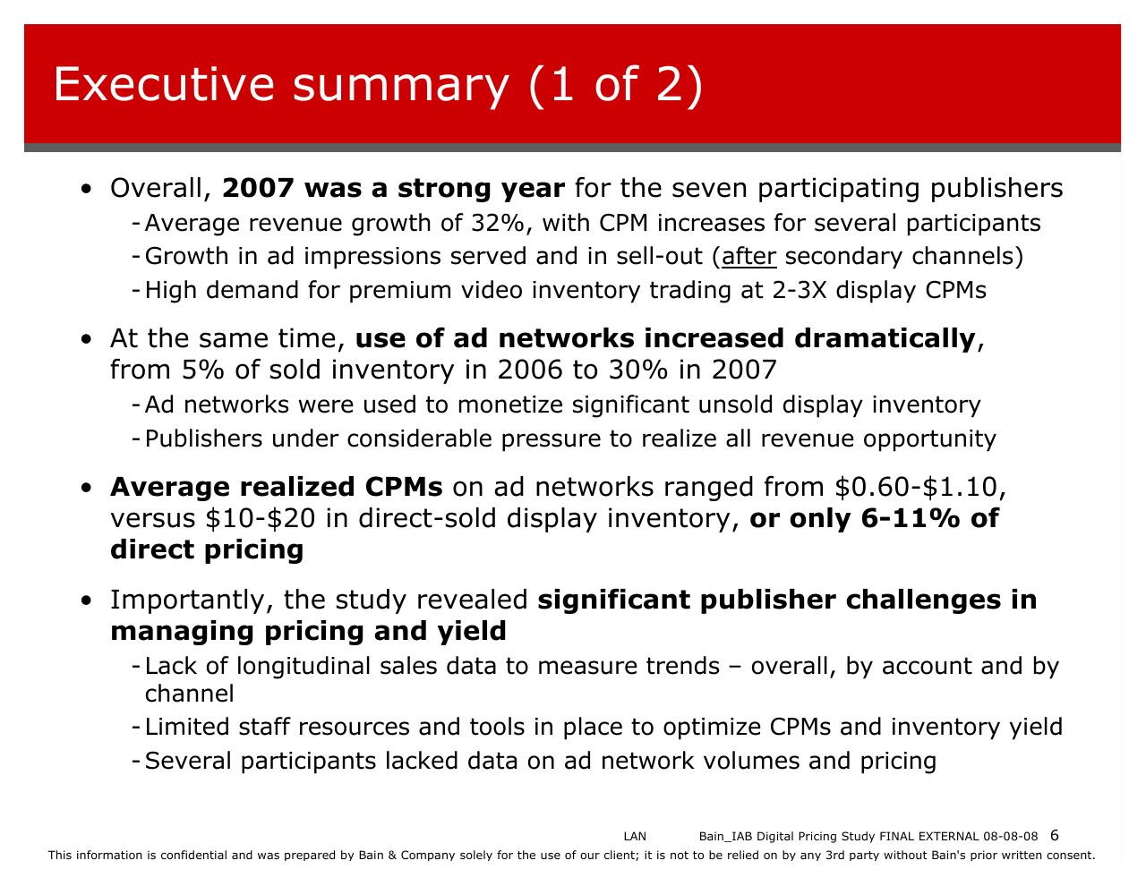 Text slide 6 from Bain_iab Digital Pricing Research