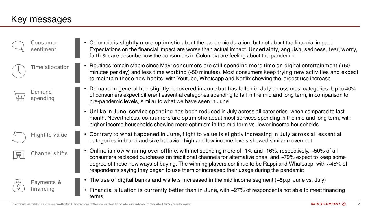 Text slide 2 from Colombias Consumers Pulse COVID 19