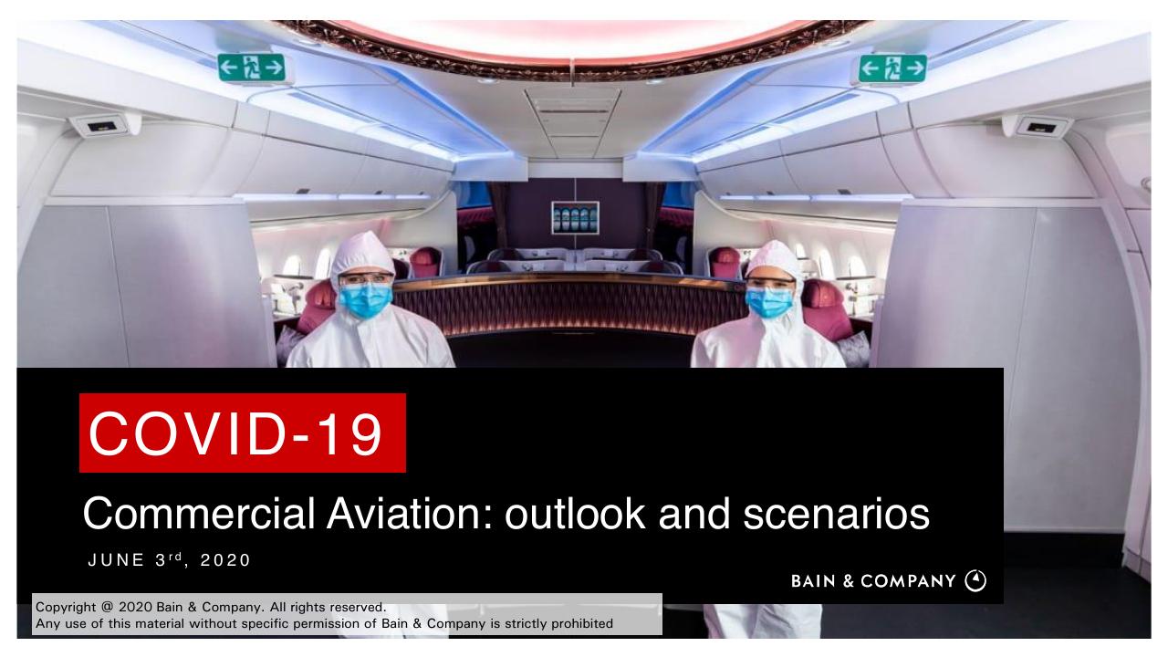 Commercial Aviation_ Outlook And Scenarios COVID 19 consulting deck cover