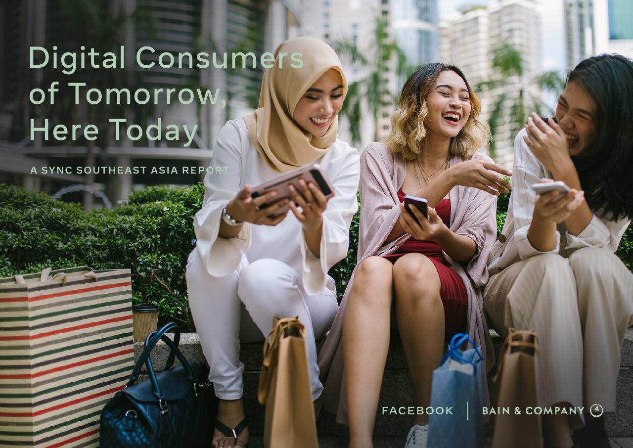 Digital Consumers Of Tomorrow Here Today_ A Sync Southeast Asia Report Bain consulting deck cover