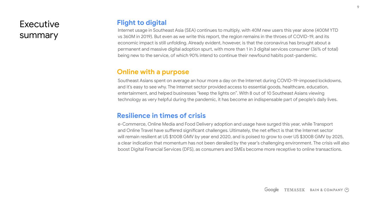 Text slide 9 from E Conomy Sea 2020 At Full Velocity_ Resilient And Racing Ahead Bain