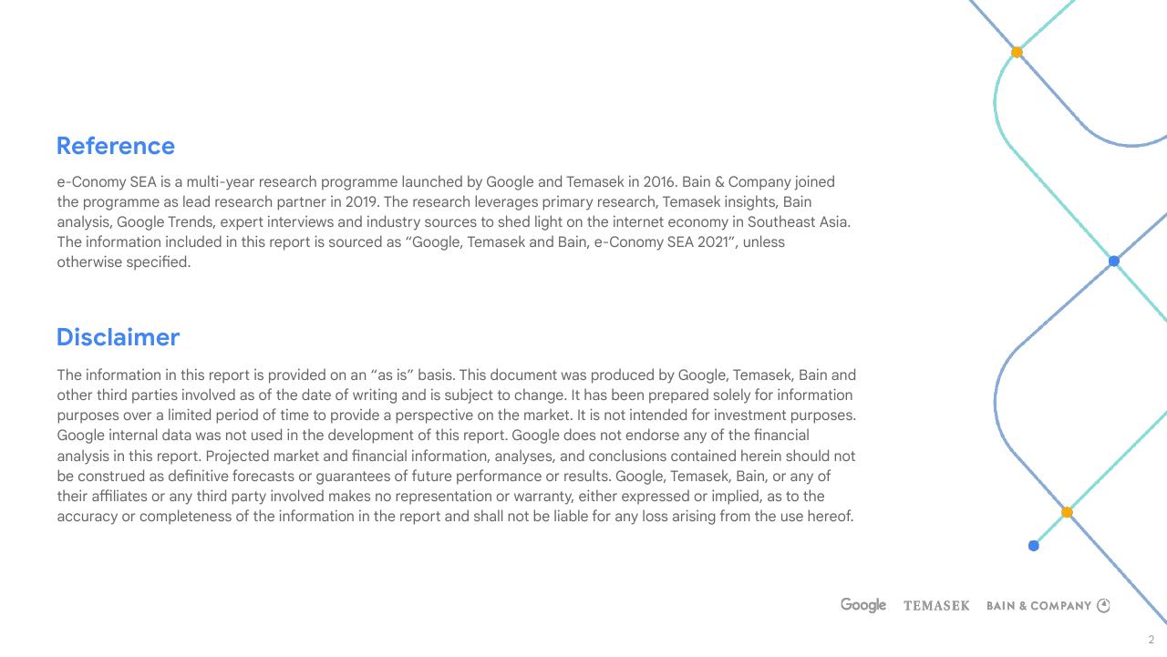 Text slide 2 from E Conomy Sea 2021 Roaring 20s_ The Sea Digital Decade Bain