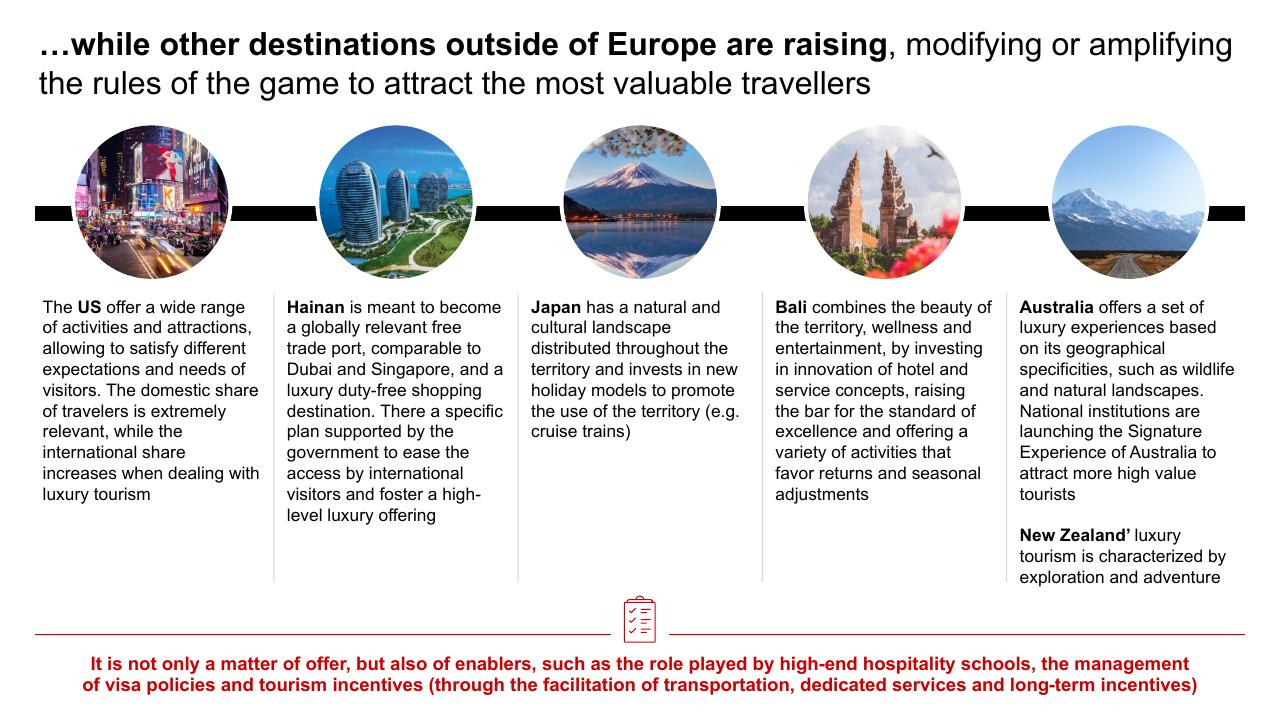 Comparison slide 14 from High End Tourism A Strong Driver For Europe Bain