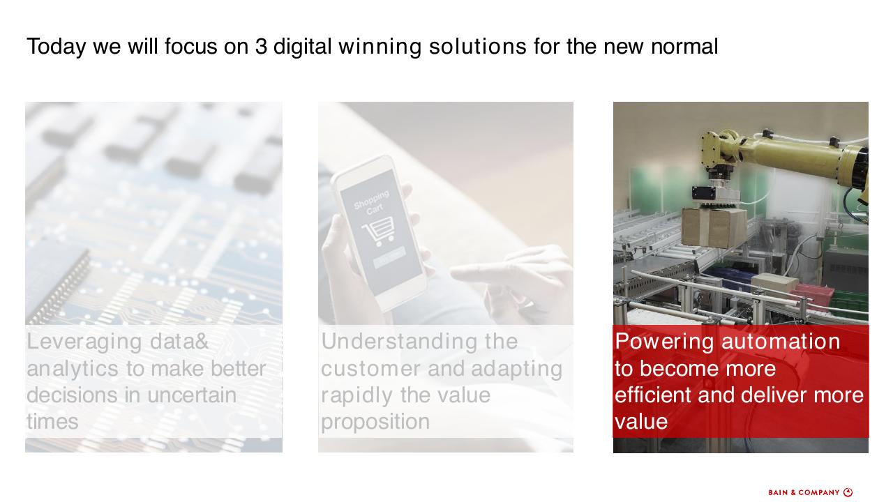 Comparison slide 39 from How To Accelerate Digital Solutions To Win In The New Normal