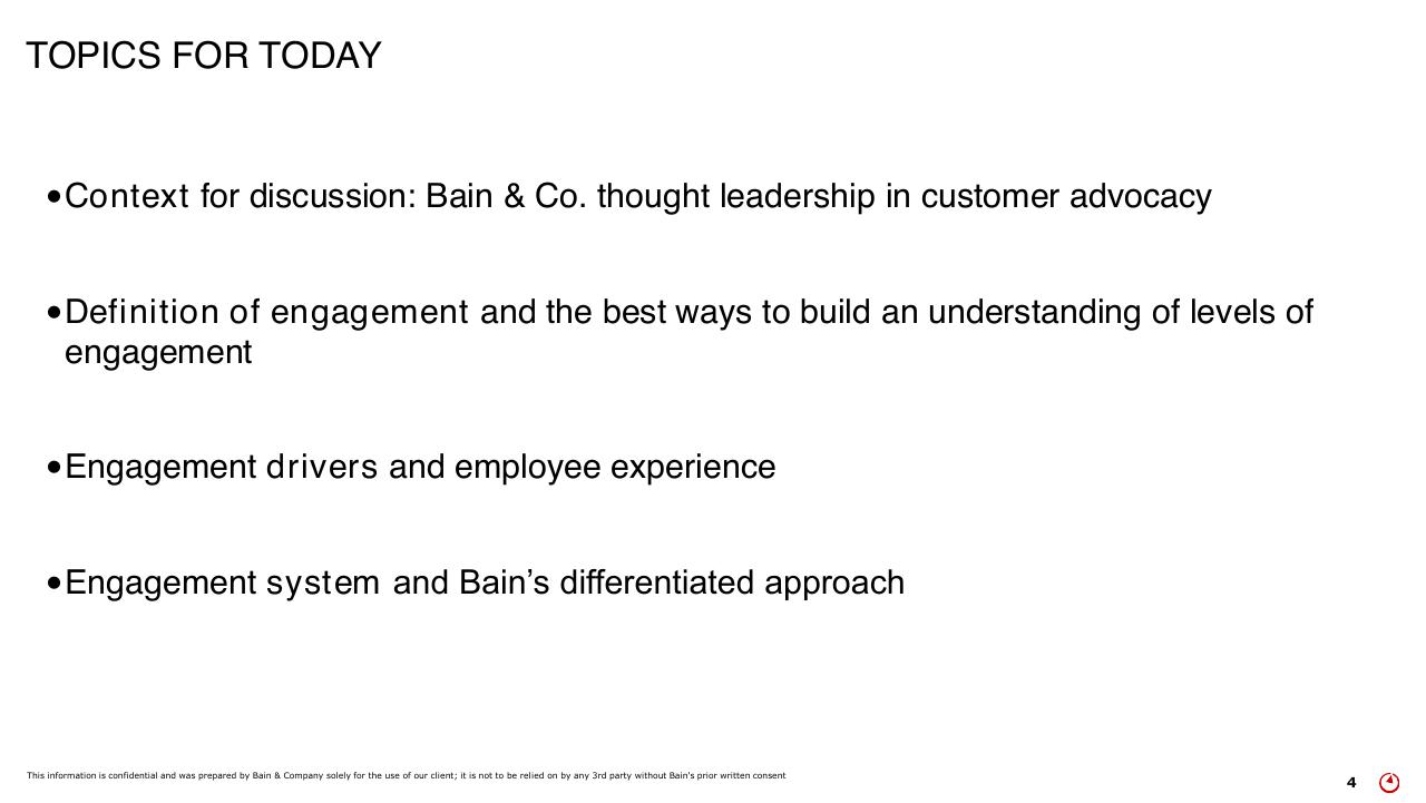 Agenda slide 4 from How To Create Energy That Drives Better Customer Outcomes