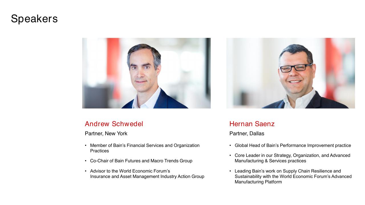 Team slide 3 from Introduction To Bain Company Bain