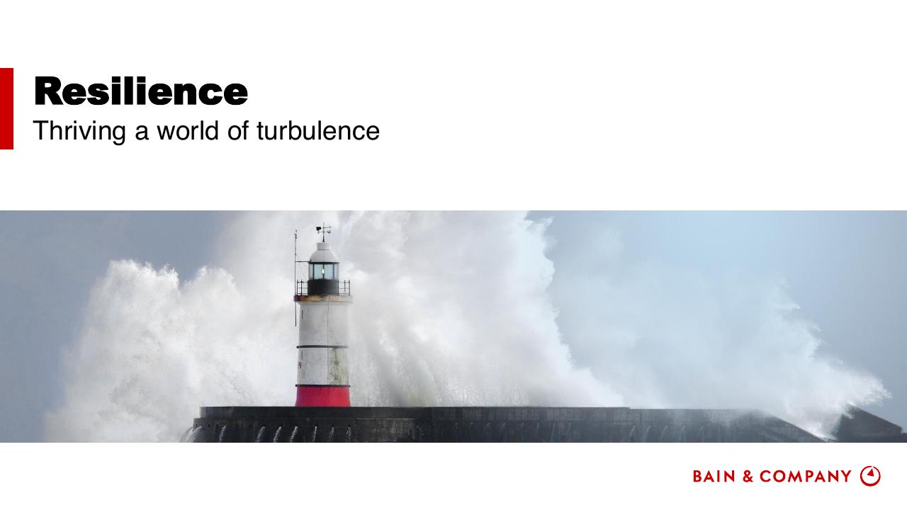 Cover slide 4 from Introduction To Bain Company Bain