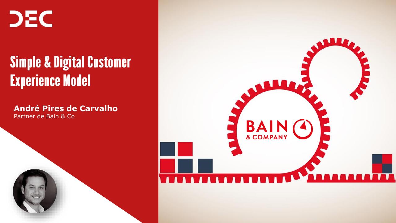 Simple Digital Customer Experience Model Bain consulting deck cover