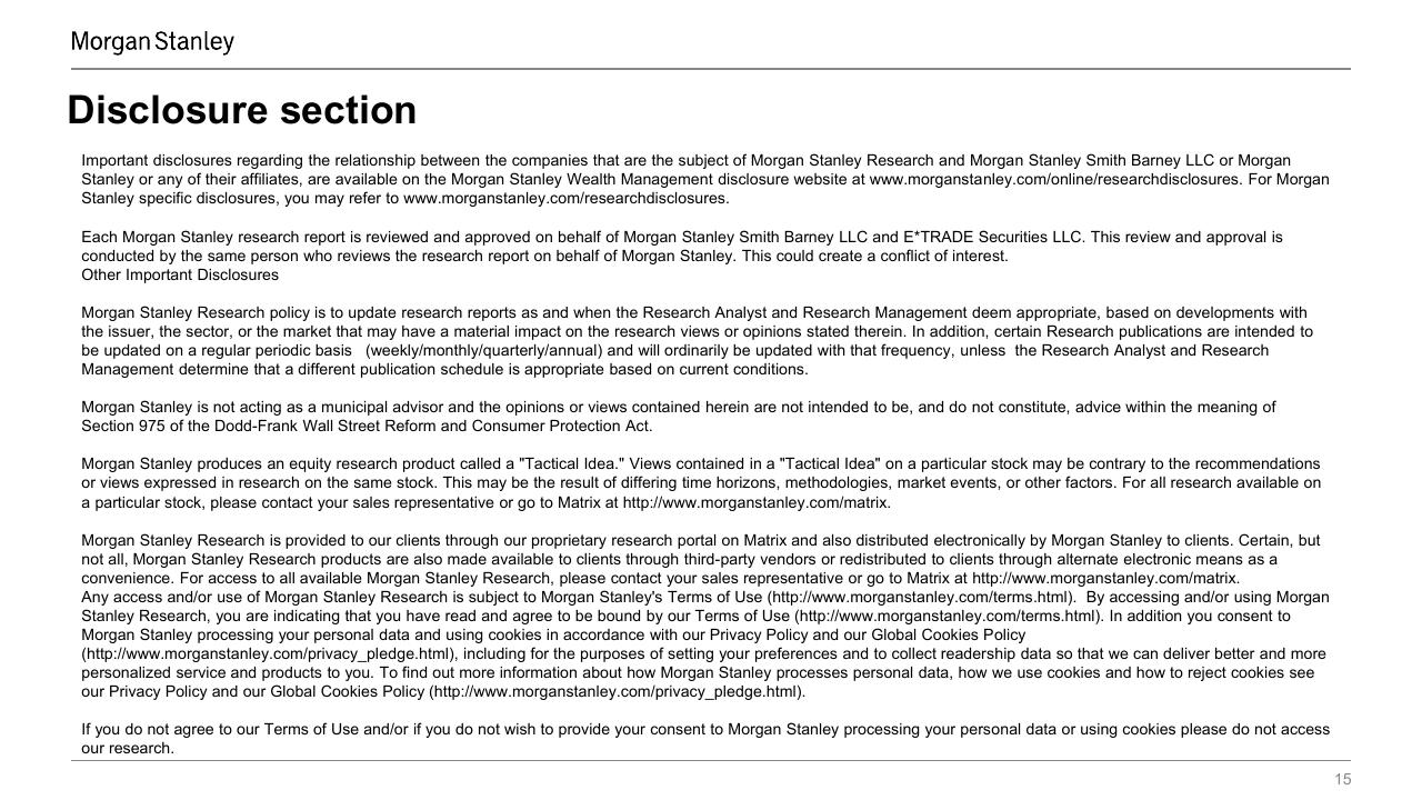 Text slide 15 from 10 Themes For 2023 Q1 Progress Report Morgan Stanley