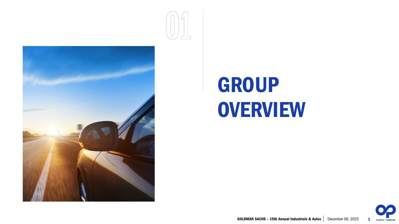 Section Divider slide 2 from 15th Annual Auto Conference Goldman Sachs Goldman Sachs