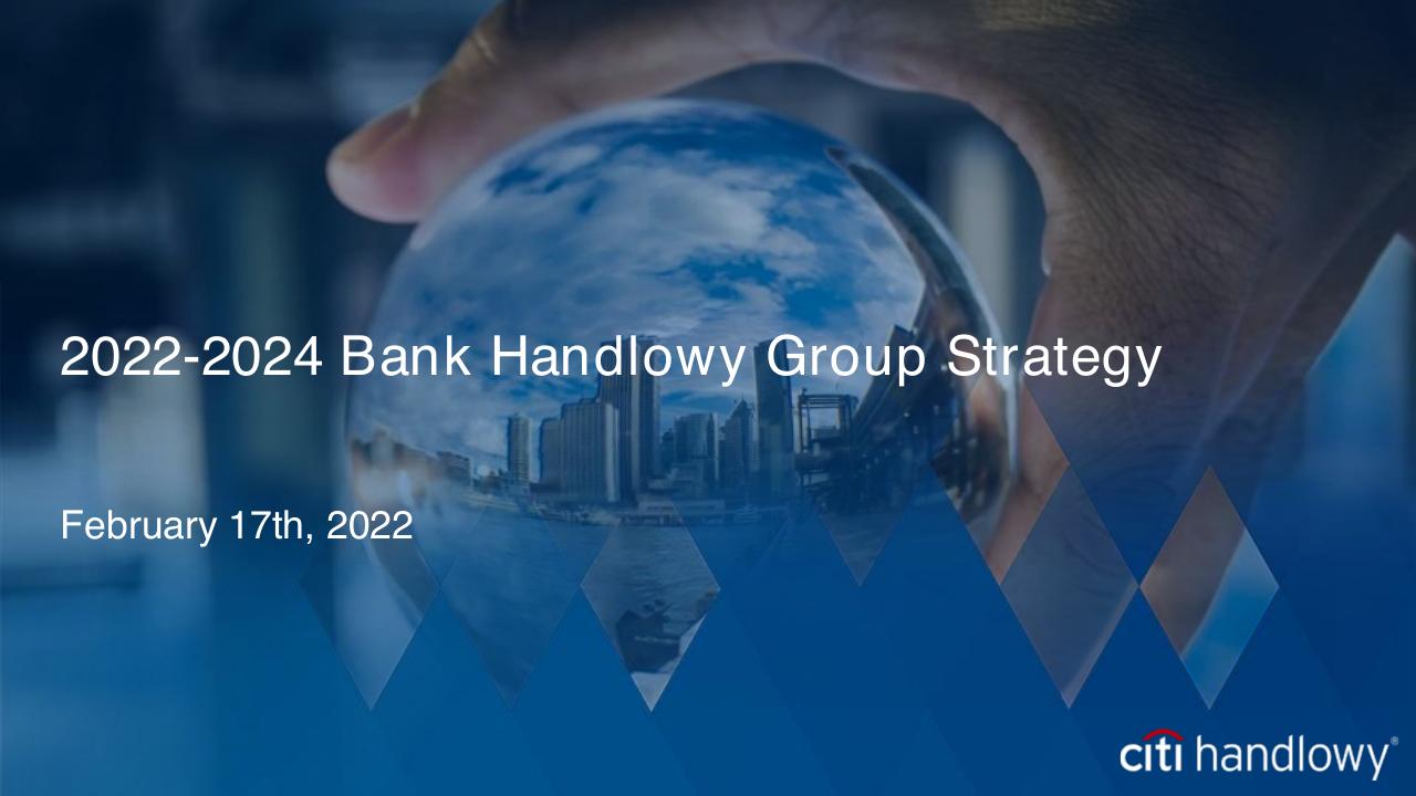 2022 2024 Bank Handlowy Group Strategy Citi consulting deck cover