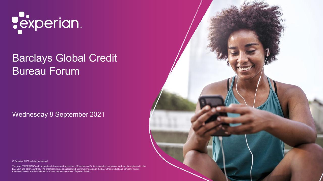 Barclays Global Credit Bureau Forum Barclays consulting deck cover