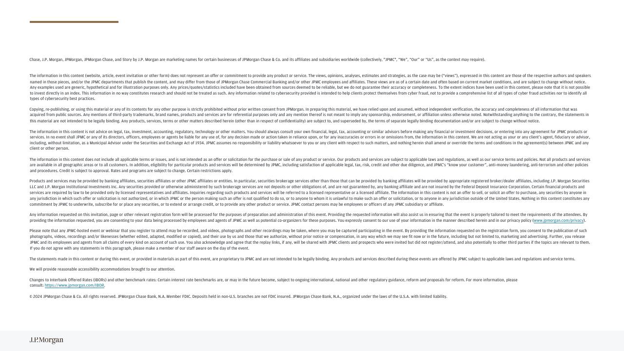 Text slide 5 from Cb Product Fraud Mitigation Success JP Morgan