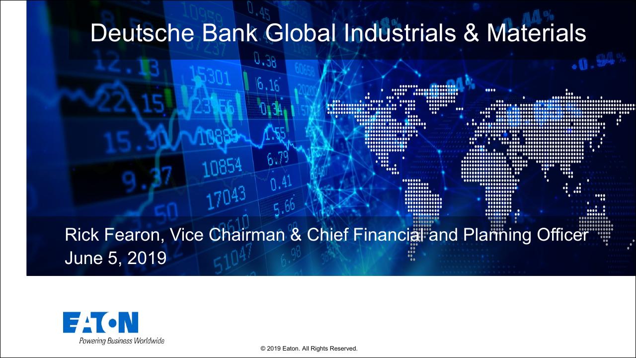 Deutsche Bank Global Industrials Materials Other Group consulting deck cover