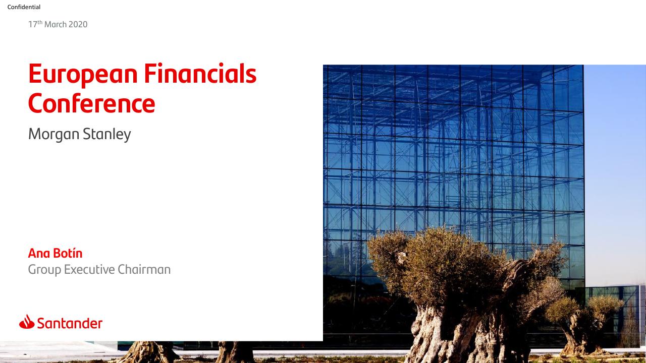 European Financials Conference Morgan Stanley Morgan Stanley consulting deck cover