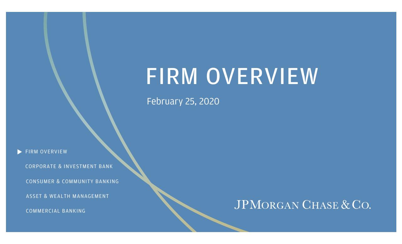 Firm Overview 2020 JP Morgan consulting deck cover