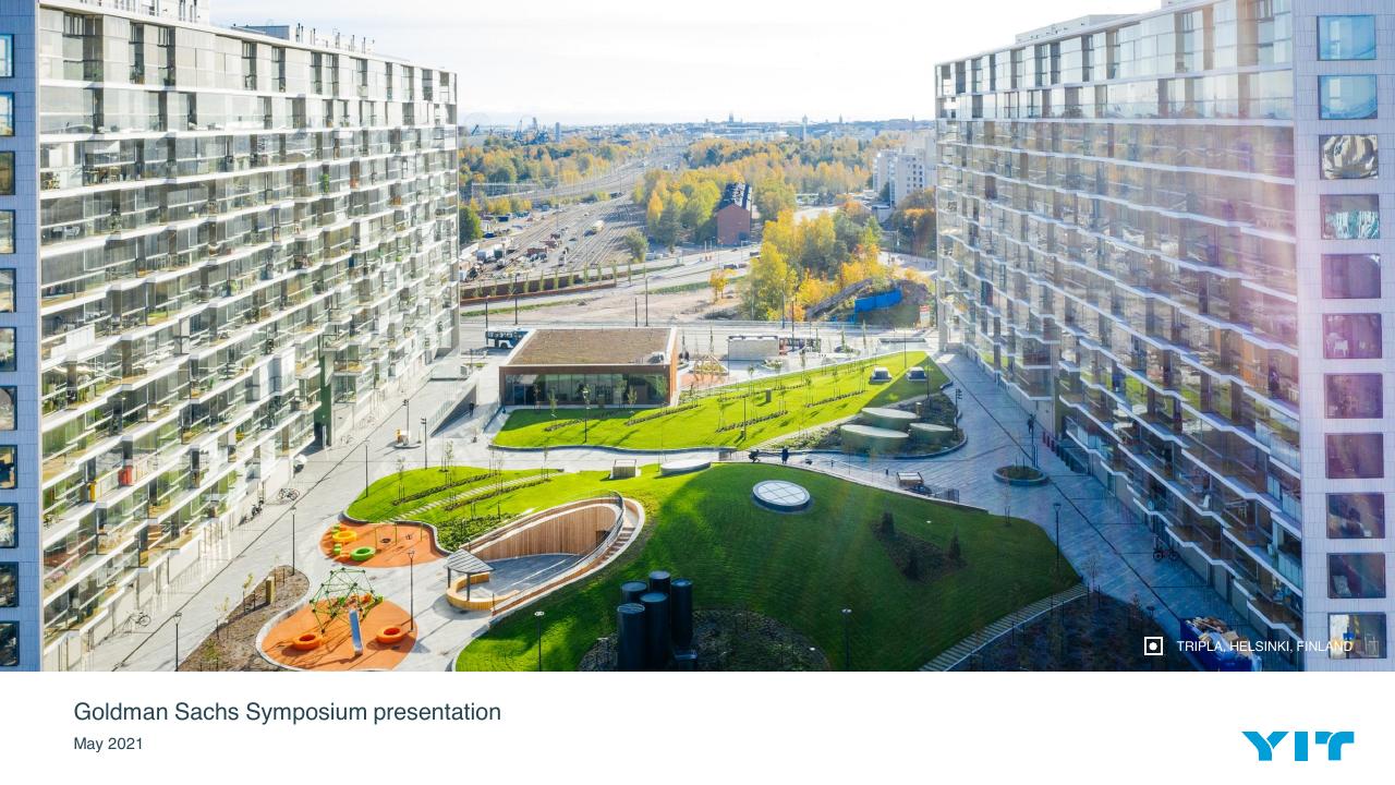 Goldman Sachs Symposium Presentation Goldman Sachs consulting deck cover
