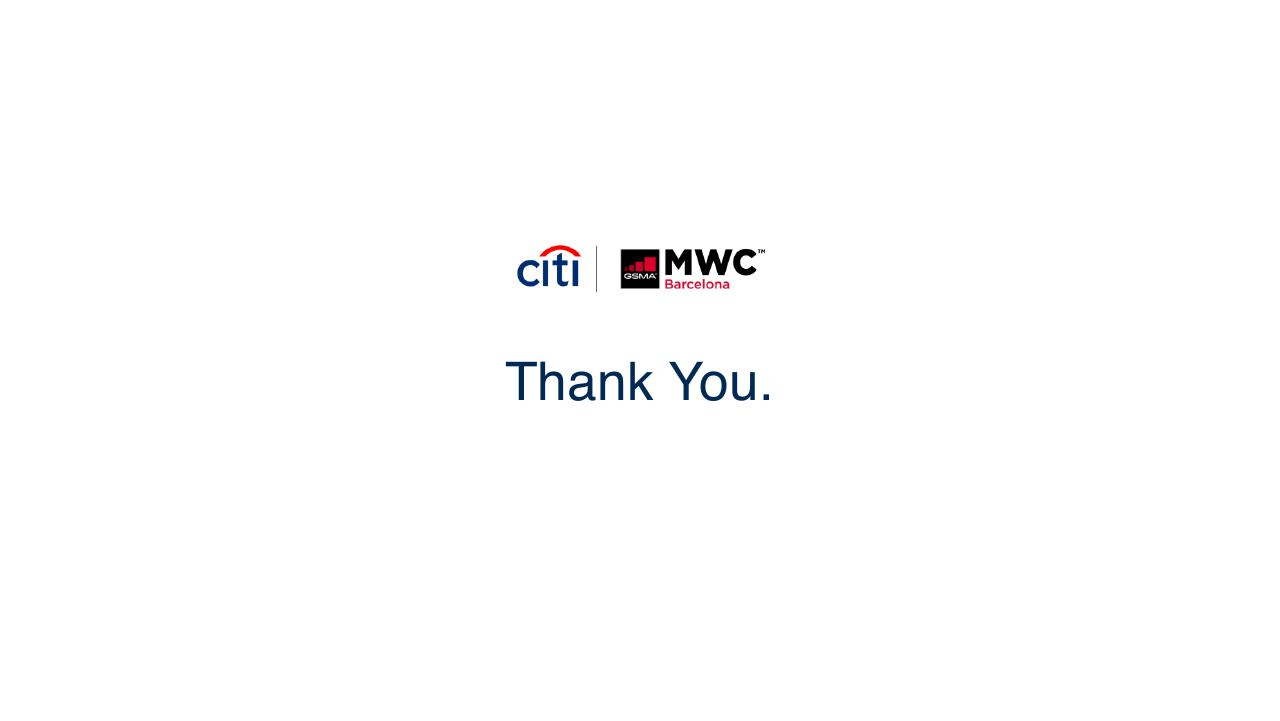 Closing slide 8 from How Fintech Has Changed The Financial Services Industry Citi