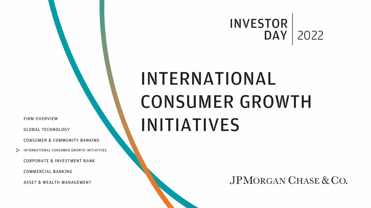 International Consumer Growth Initiatives 2022 JP Morgan consulting deck cover