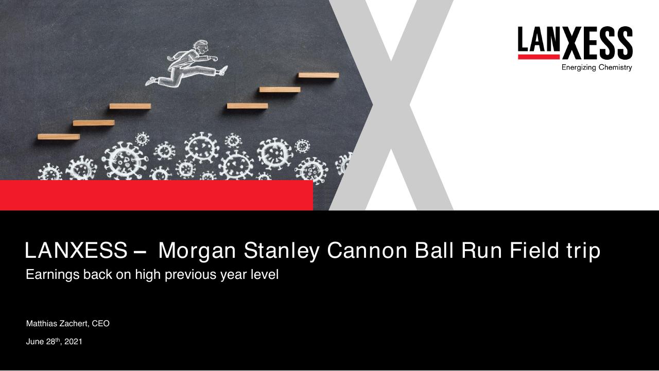 Lanxess Morgan Stanley Cannon Ball Run Field Trip Morgan Stanley consulting deck cover