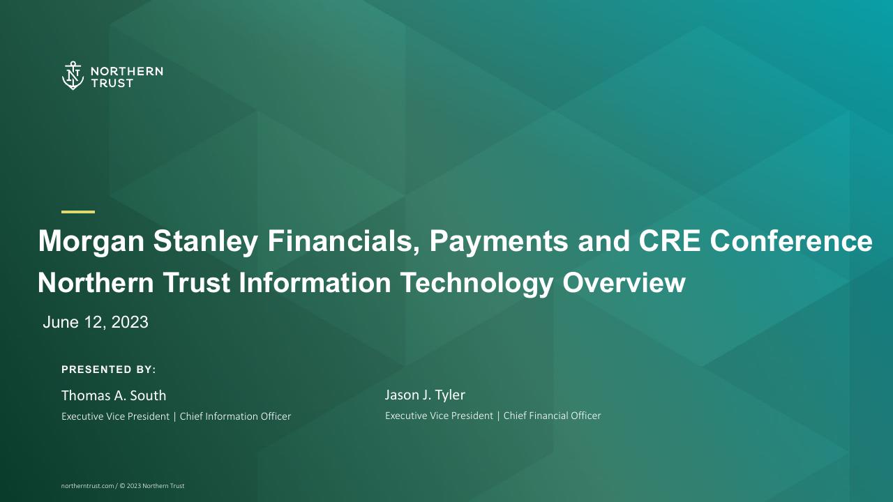 Morgan Stanley Financials Payments And Cre Conference Morgan Stanley consulting deck cover