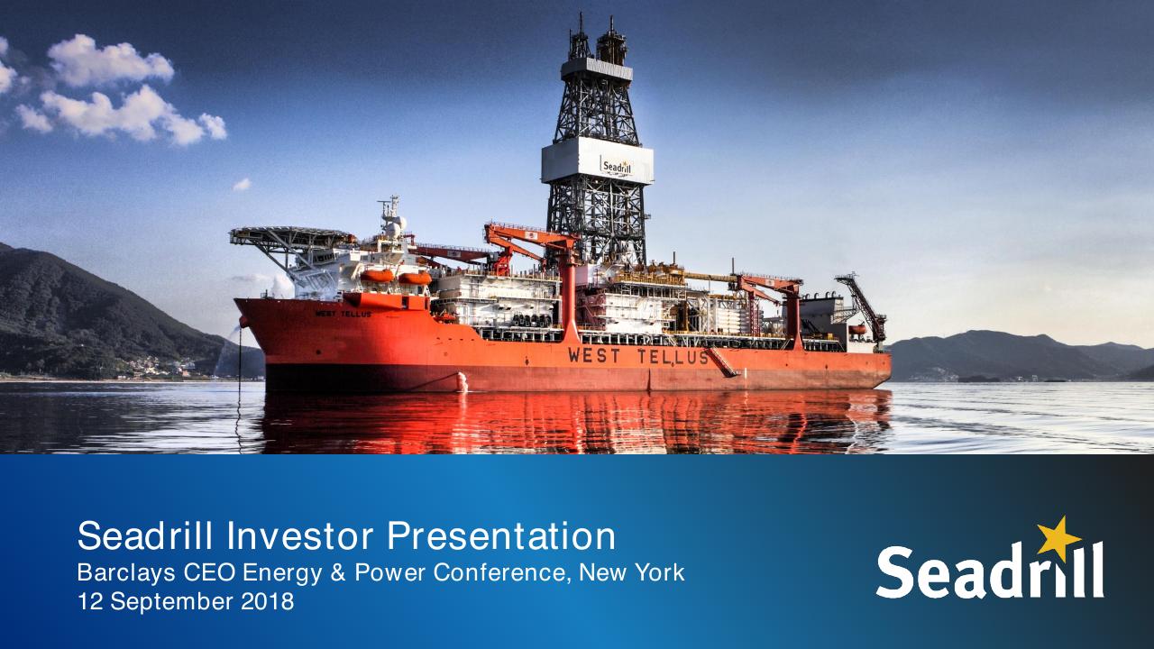 Seadrill Investor Presentation Barclays CEO Energy Power Conference New York Barclays consulting deck cover