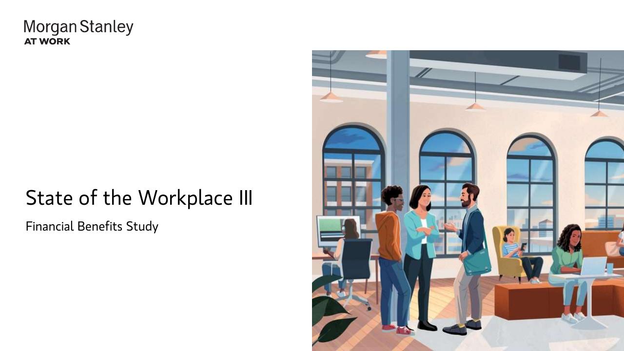 State Of The Workplace Iii Morgan Stanley consulting deck cover