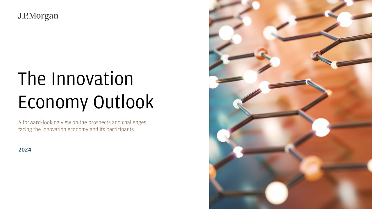 The Innovation Economy Outlook JP Morgan consulting deck cover