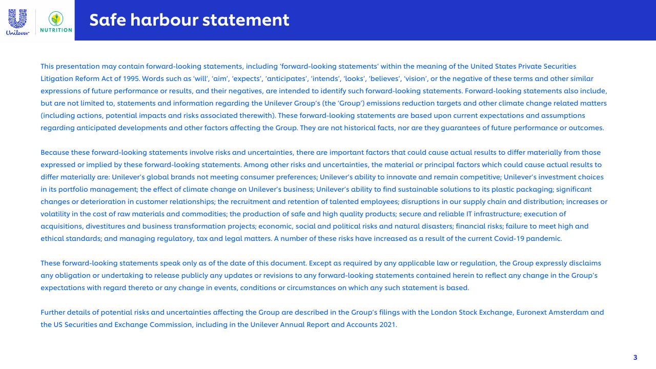 Text slide 3 from Unilever At Deutsche Bank Other Group