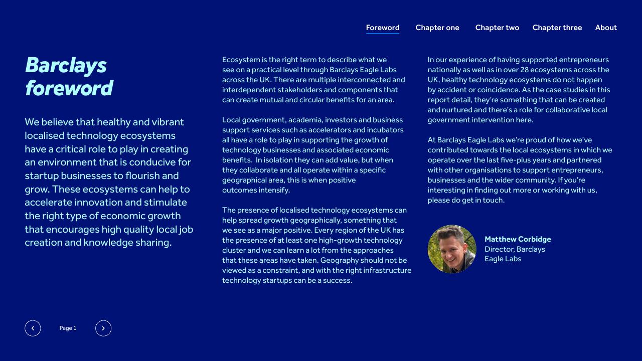 Text slide 2 from Unlocking Growth_ Creating Tech Ecosystems To Stimulate Local Economies Barclays