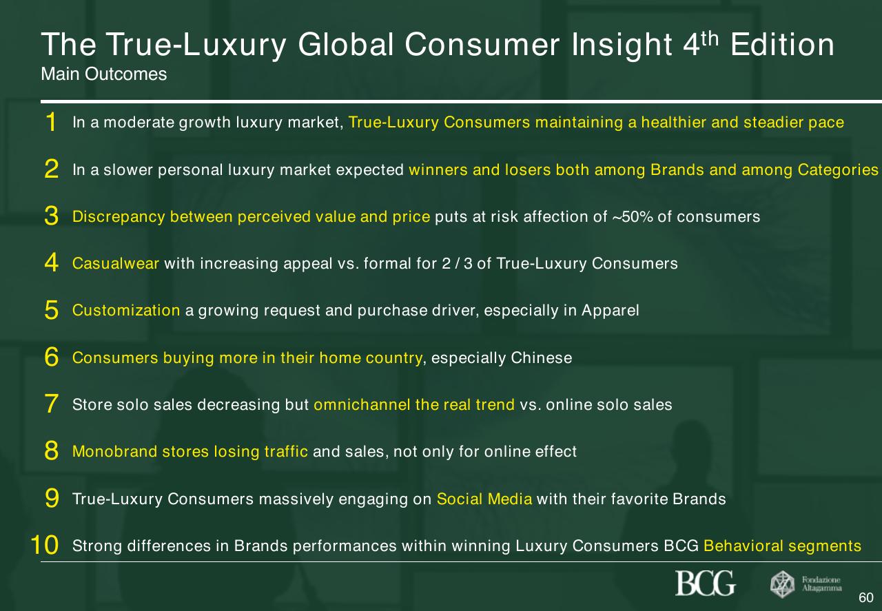 Text slide 61 from 2017 True Luxury Global Consumer Insight