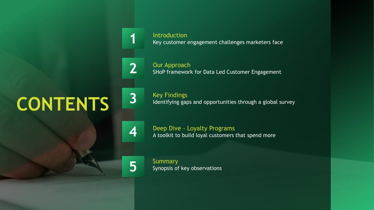 Section Divider slide 4 from A Data Driven Approach To Improve Customer Engagement BCG