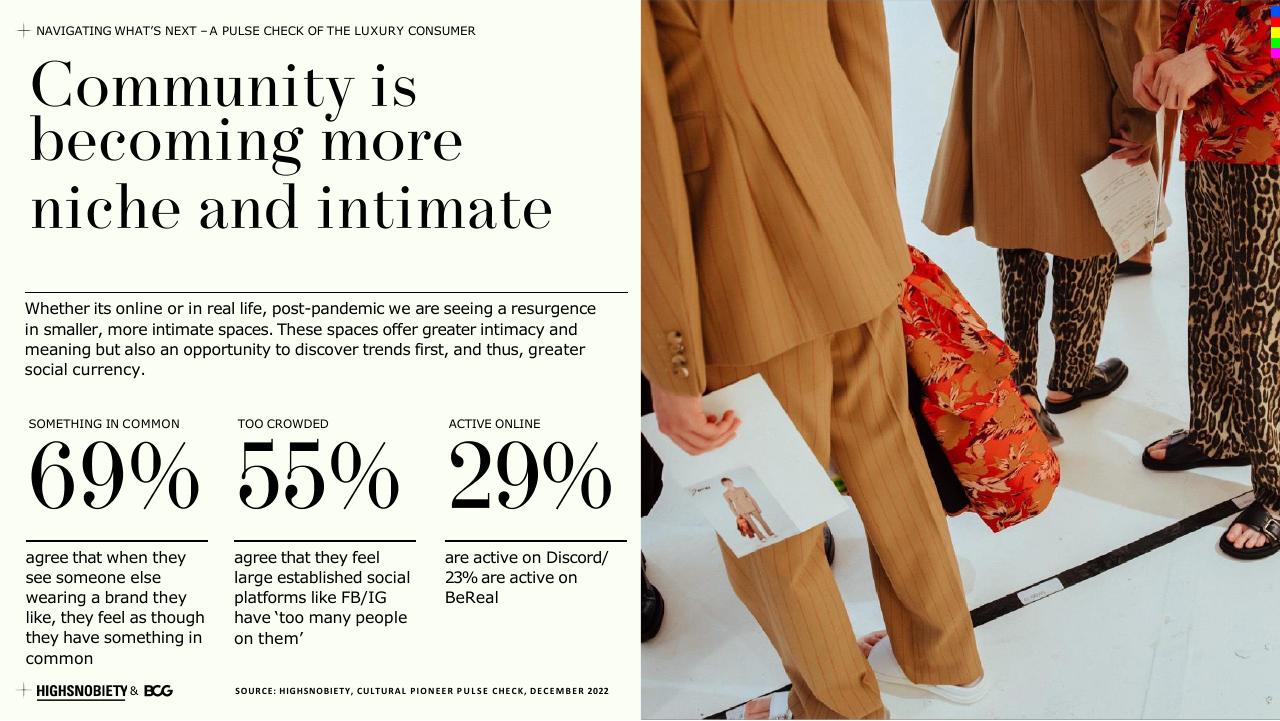 Dashboard slide 40 from A Pulse Check Of The Luxury Consumer BCG