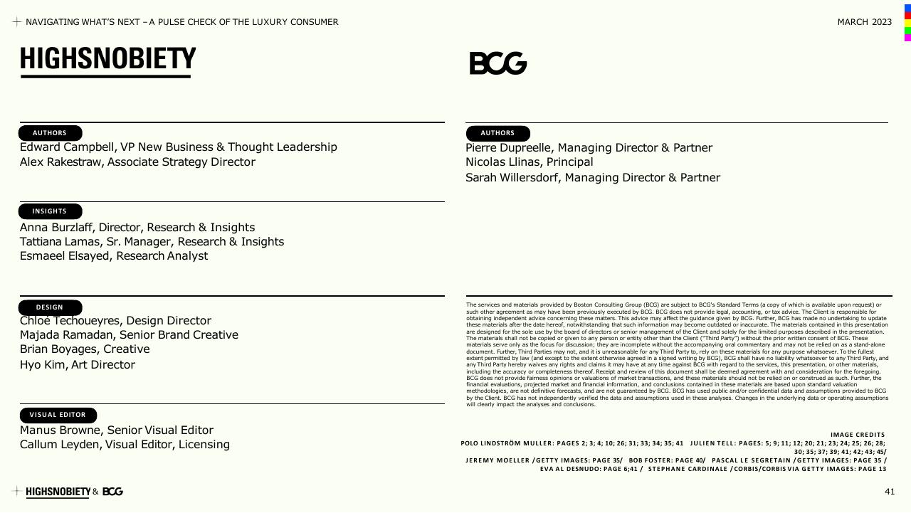 Text slide 42 from A Pulse Check Of The Luxury Consumer BCG