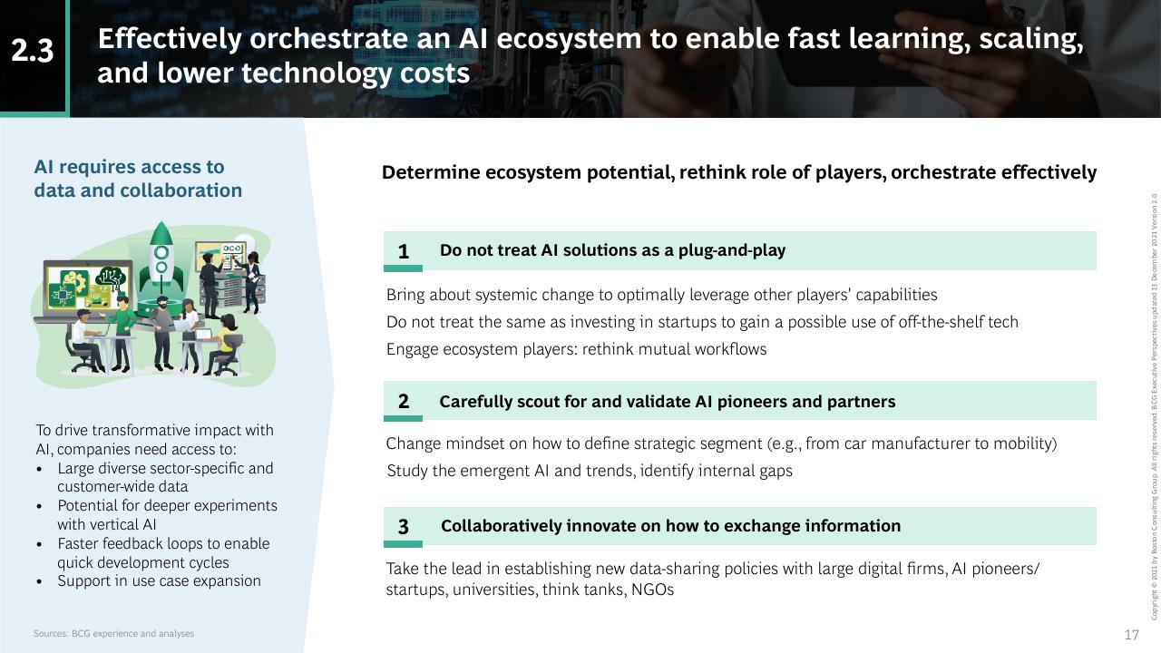 Process slide 17 from Artificial Intelligence_ Ready To Ride The Wave_ BCG