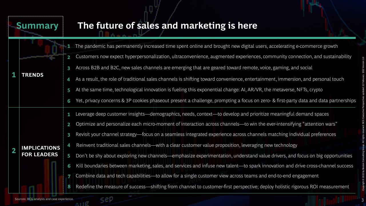 Table slide 3 from BCG Executive Perspectives_ The Future Of Sales And Marketing Is Here BCG