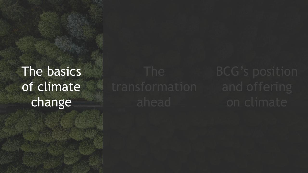 Climate Change_ Bcgs Perspectives And Offerings BCG consulting deck cover