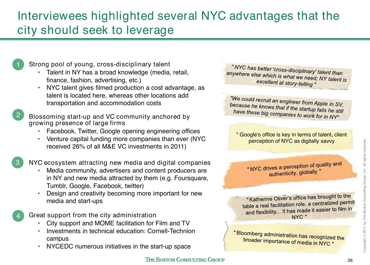 Process slide 27 from Evaluating Nyc Media Sector Development And Setting The Stage For Future Growth