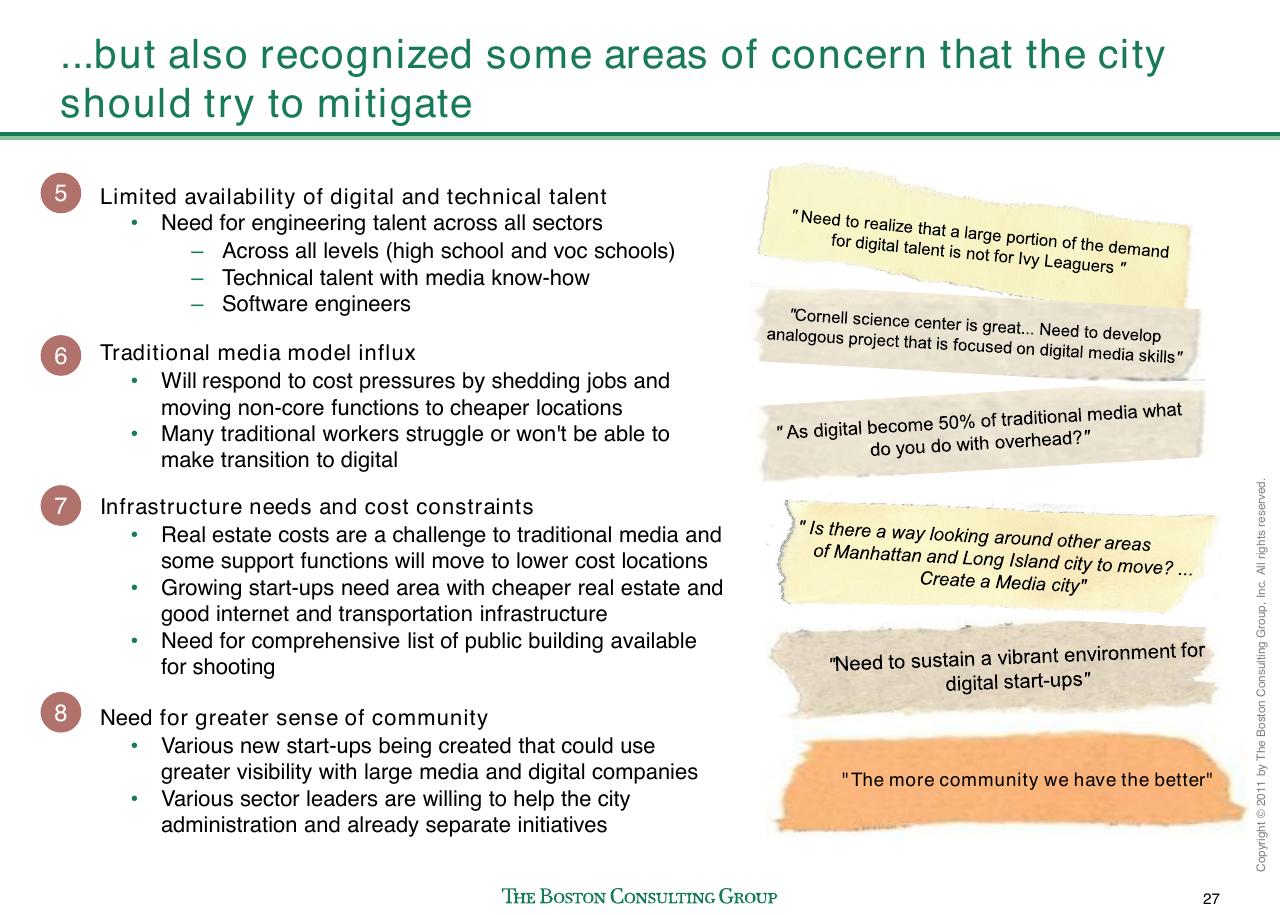Text slide 28 from Evaluating Nyc Media Sector Development And Setting The Stage For Future Growth