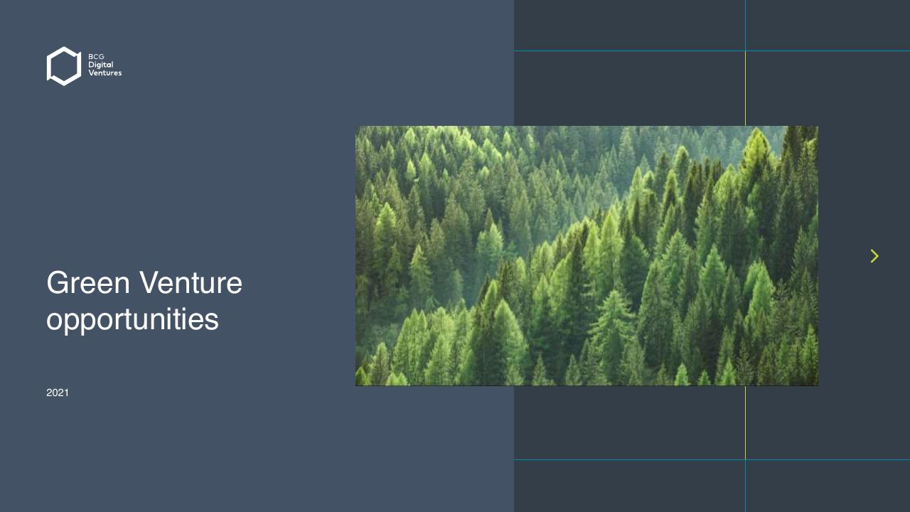 Green Venture Opportunities consulting deck cover