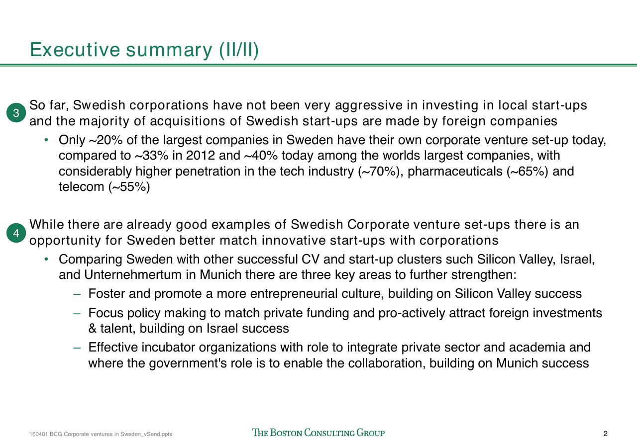Process slide 3 from How To Improve The Connection Between Swedish Start Ups And Corporations_