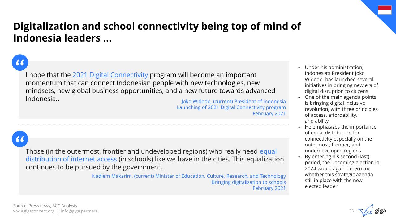 Quote slide 36 from Indonesia Case Study BCG