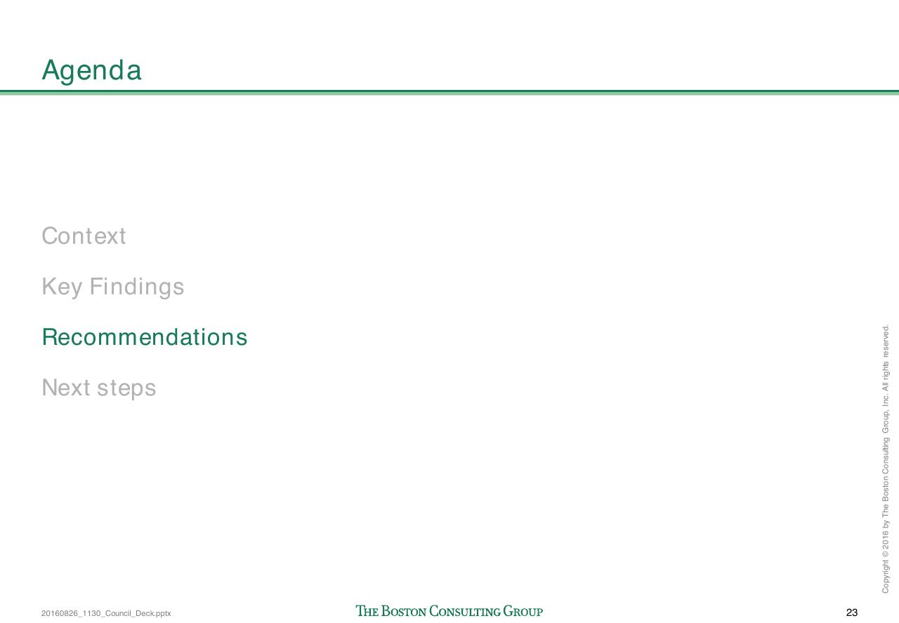 Agenda slide 25 from Loose Dogs In Dallas