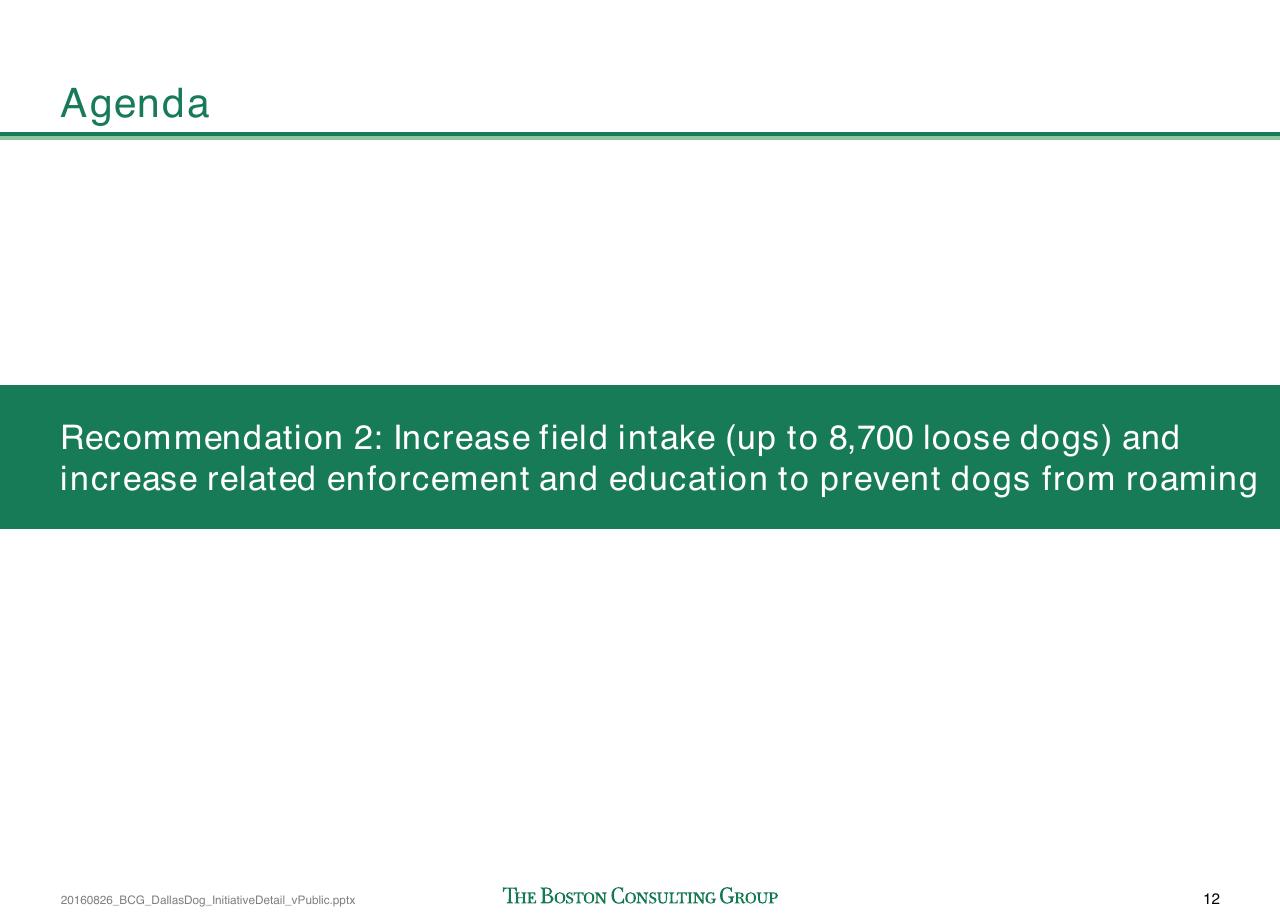 Agenda slide 165 from Loose Dogs In Dallas