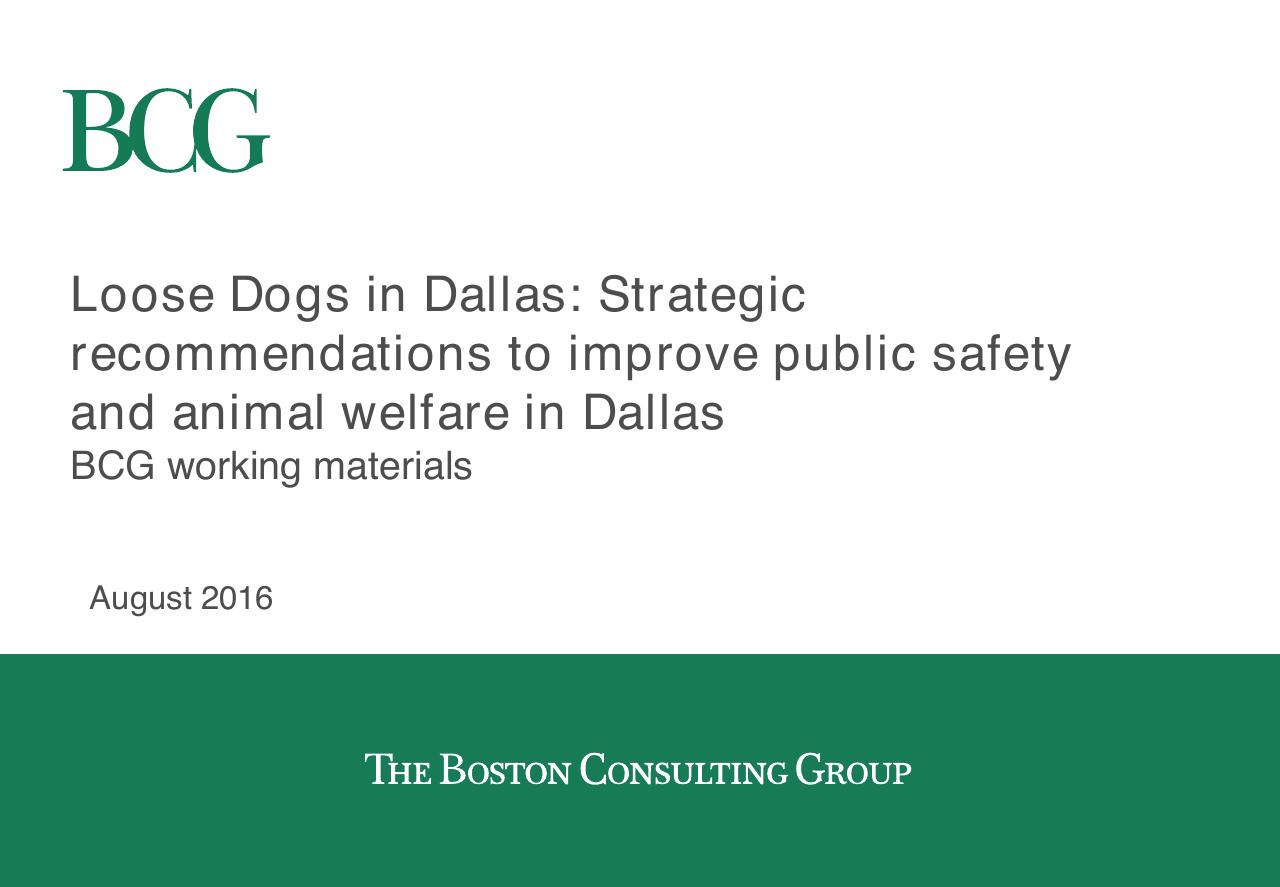 Cover slide 269 from Loose Dogs In Dallas