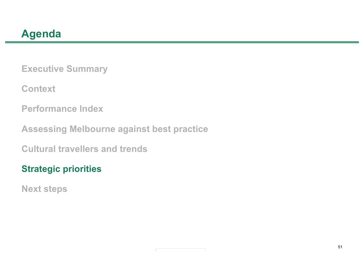Agenda slide 51 from Melbourne As A Global Cultural Destination