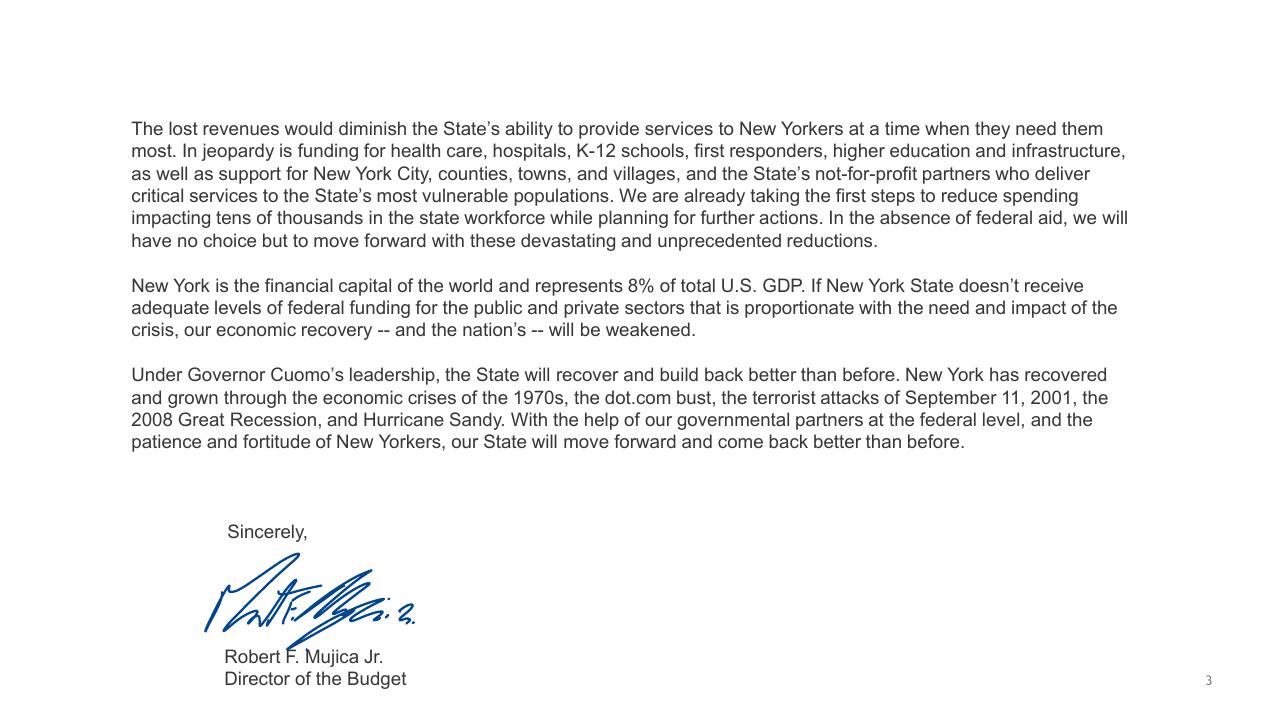 Text slide 4 from Ny COVID 19 Preliminary Economic Impact Assessment BCG