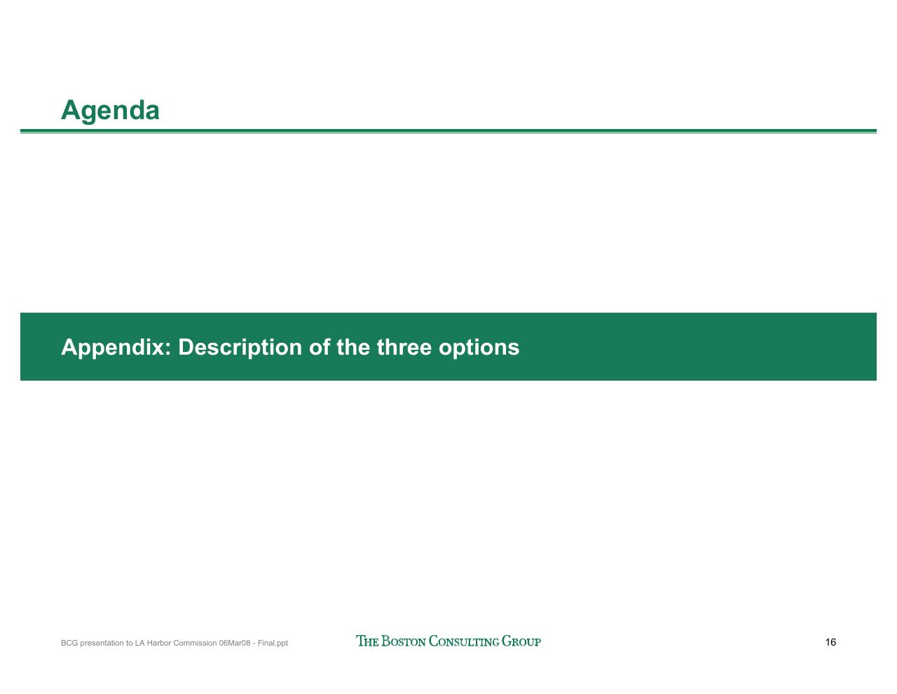 Agenda slide 17 from Port Of Los Angeles Clean Truck Program